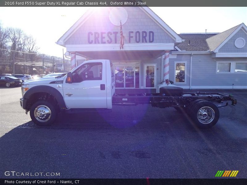 Oxford White / Steel 2016 Ford F550 Super Duty XL Regular Cab Chassis 4x4