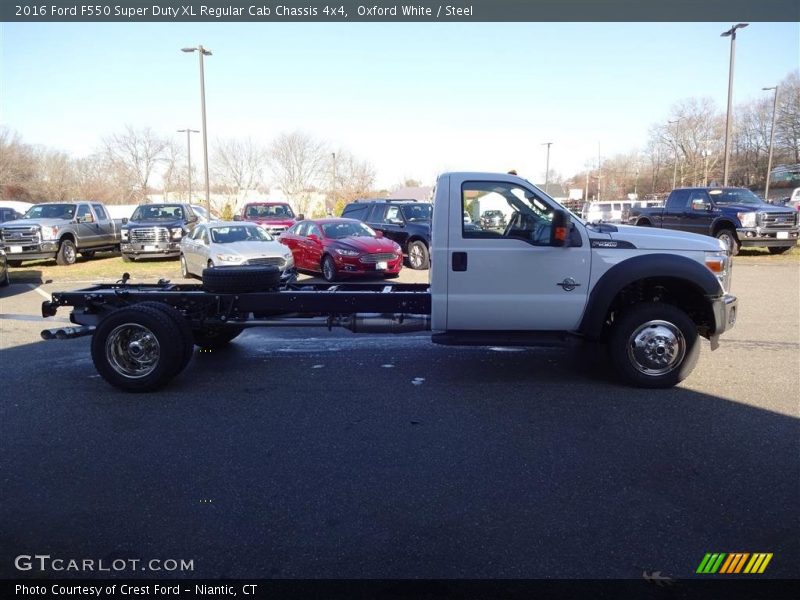 Oxford White / Steel 2016 Ford F550 Super Duty XL Regular Cab Chassis 4x4