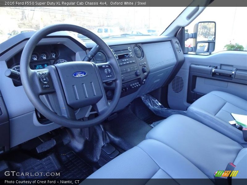 Oxford White / Steel 2016 Ford F550 Super Duty XL Regular Cab Chassis 4x4