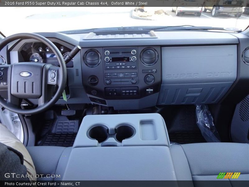Oxford White / Steel 2016 Ford F550 Super Duty XL Regular Cab Chassis 4x4