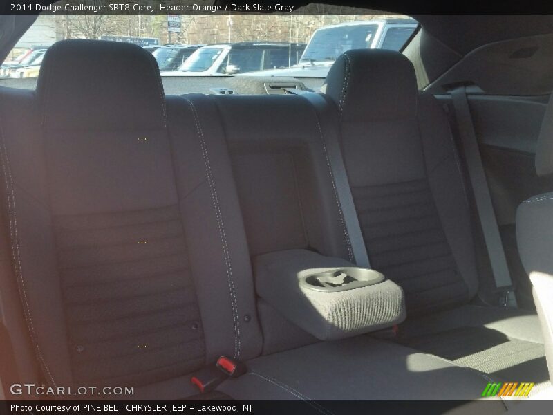 Header Orange / Dark Slate Gray 2014 Dodge Challenger SRT8 Core