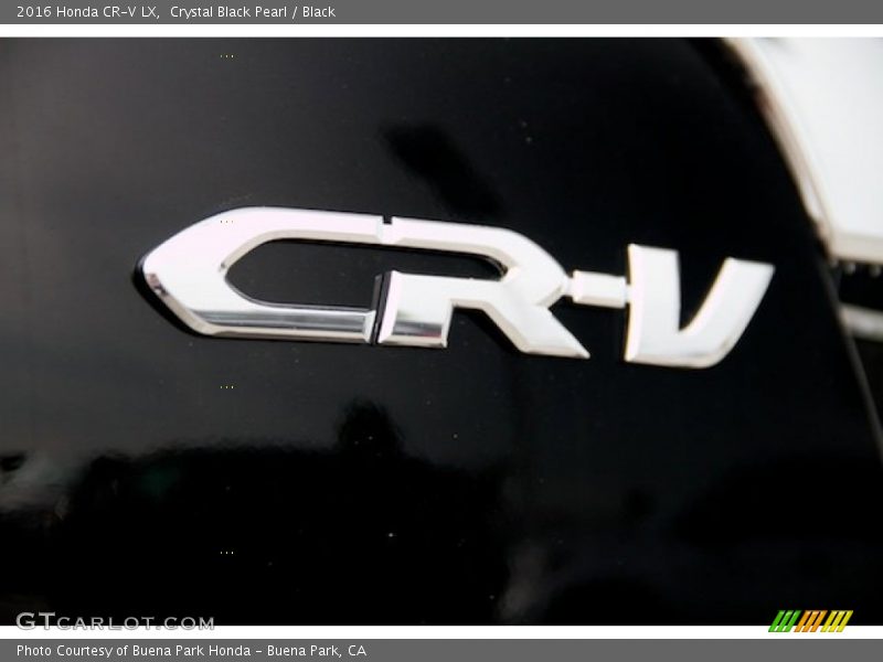 Crystal Black Pearl / Black 2016 Honda CR-V LX
