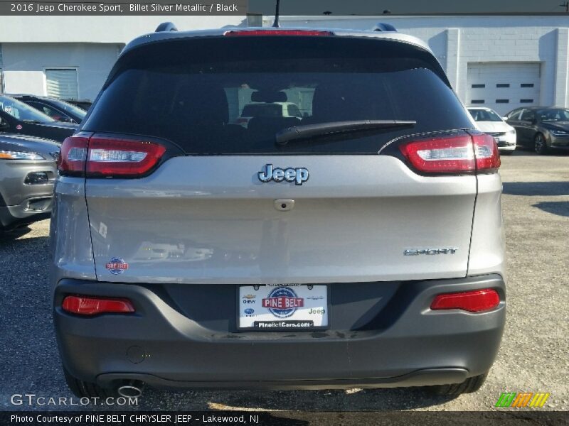 Billet Silver Metallic / Black 2016 Jeep Cherokee Sport