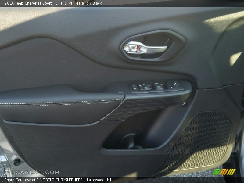 Billet Silver Metallic / Black 2016 Jeep Cherokee Sport