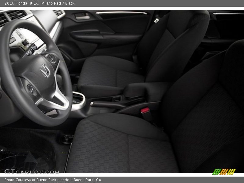 Milano Red / Black 2016 Honda Fit LX