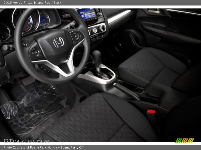 Milano Red / Black 2016 Honda Fit LX