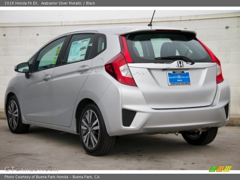 Alabaster Silver Metallic / Black 2016 Honda Fit EX