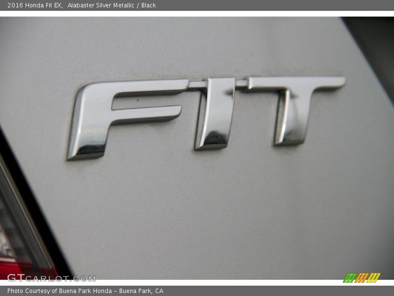 Alabaster Silver Metallic / Black 2016 Honda Fit EX