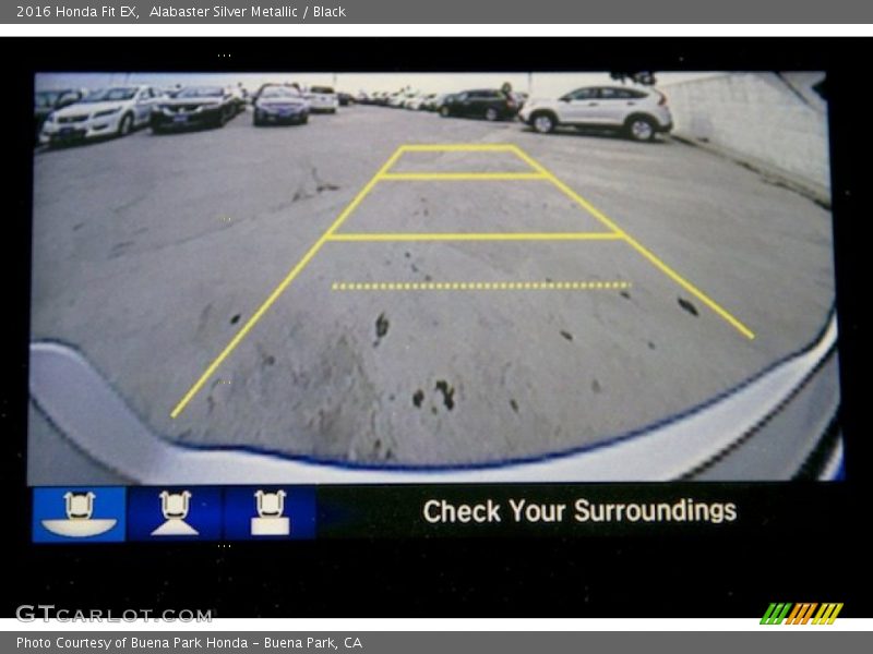 Alabaster Silver Metallic / Black 2016 Honda Fit EX