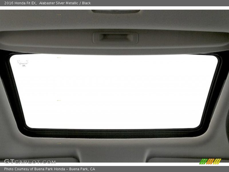 Alabaster Silver Metallic / Black 2016 Honda Fit EX