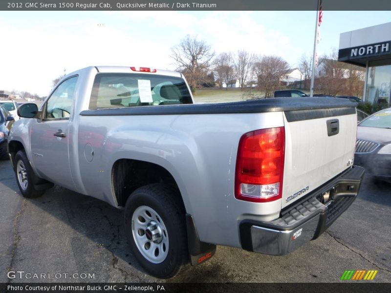 Quicksilver Metallic / Dark Titanium 2012 GMC Sierra 1500 Regular Cab