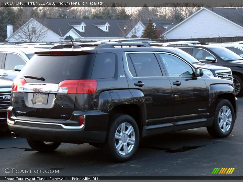 Iridium Metallic / Jet Black 2016 GMC Terrain SLE AWD