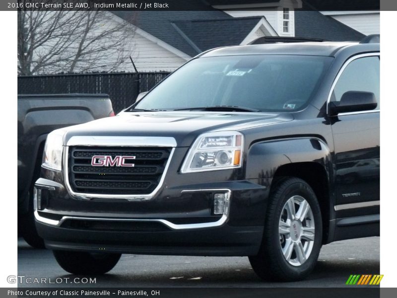 Iridium Metallic / Jet Black 2016 GMC Terrain SLE AWD