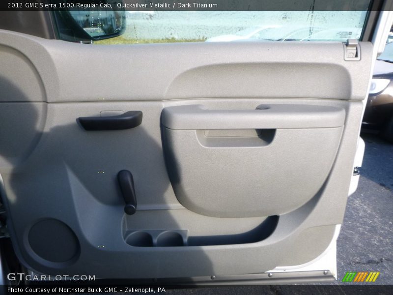 Quicksilver Metallic / Dark Titanium 2012 GMC Sierra 1500 Regular Cab