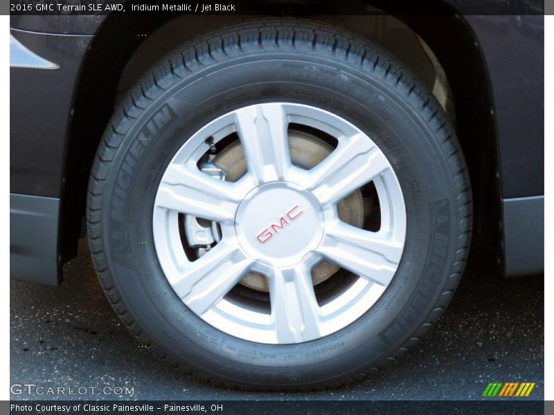 Iridium Metallic / Jet Black 2016 GMC Terrain SLE AWD