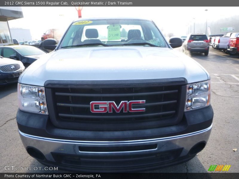 Quicksilver Metallic / Dark Titanium 2012 GMC Sierra 1500 Regular Cab