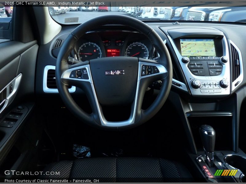 Iridium Metallic / Jet Black 2016 GMC Terrain SLE AWD
