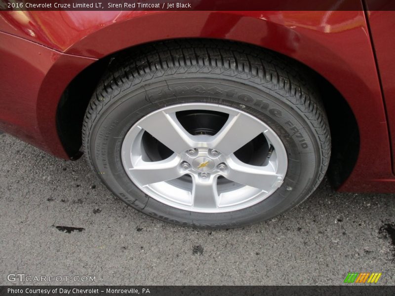 Siren Red Tintcoat / Jet Black 2016 Chevrolet Cruze Limited LT