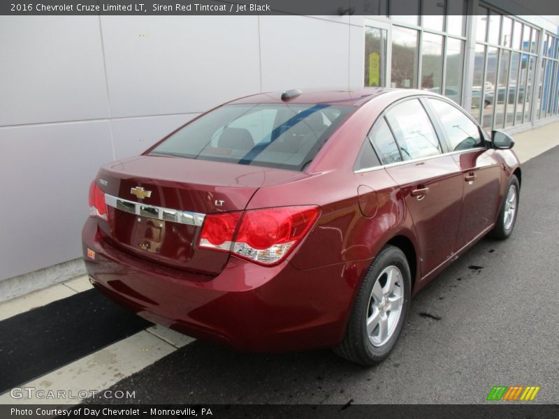 Siren Red Tintcoat / Jet Black 2016 Chevrolet Cruze Limited LT