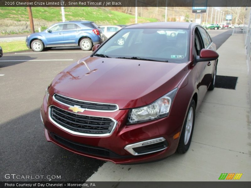 Siren Red Tintcoat / Jet Black 2016 Chevrolet Cruze Limited LT