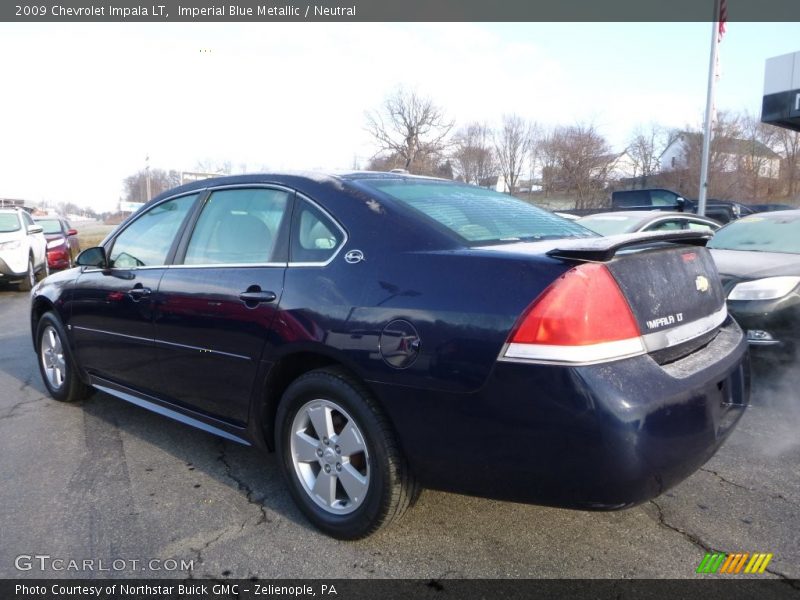 Imperial Blue Metallic / Neutral 2009 Chevrolet Impala LT