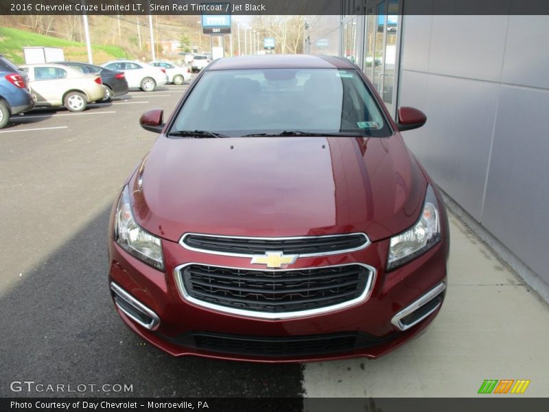 Siren Red Tintcoat / Jet Black 2016 Chevrolet Cruze Limited LT
