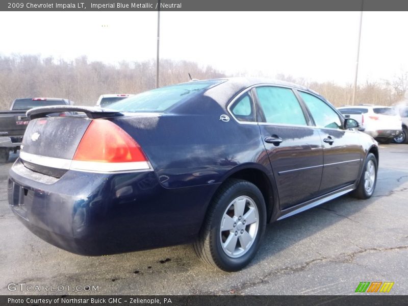 Imperial Blue Metallic / Neutral 2009 Chevrolet Impala LT