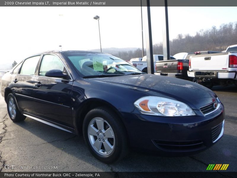 Imperial Blue Metallic / Neutral 2009 Chevrolet Impala LT
