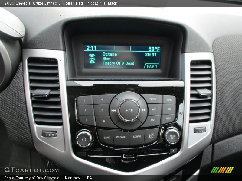Siren Red Tintcoat / Jet Black 2016 Chevrolet Cruze Limited LT