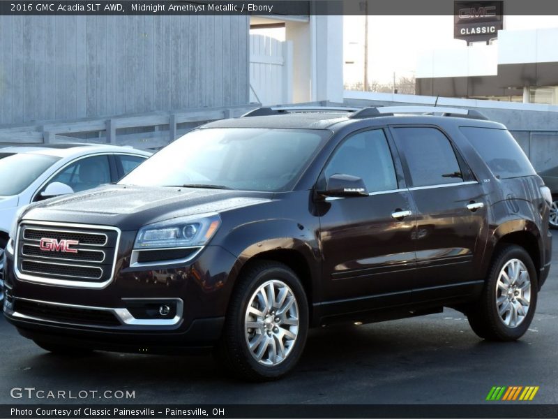 Midnight Amethyst Metallic / Ebony 2016 GMC Acadia SLT AWD