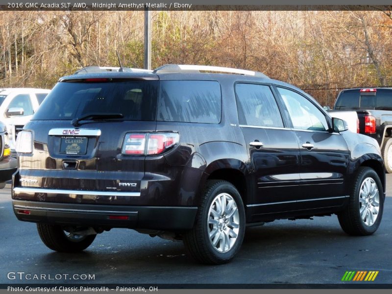 Midnight Amethyst Metallic / Ebony 2016 GMC Acadia SLT AWD