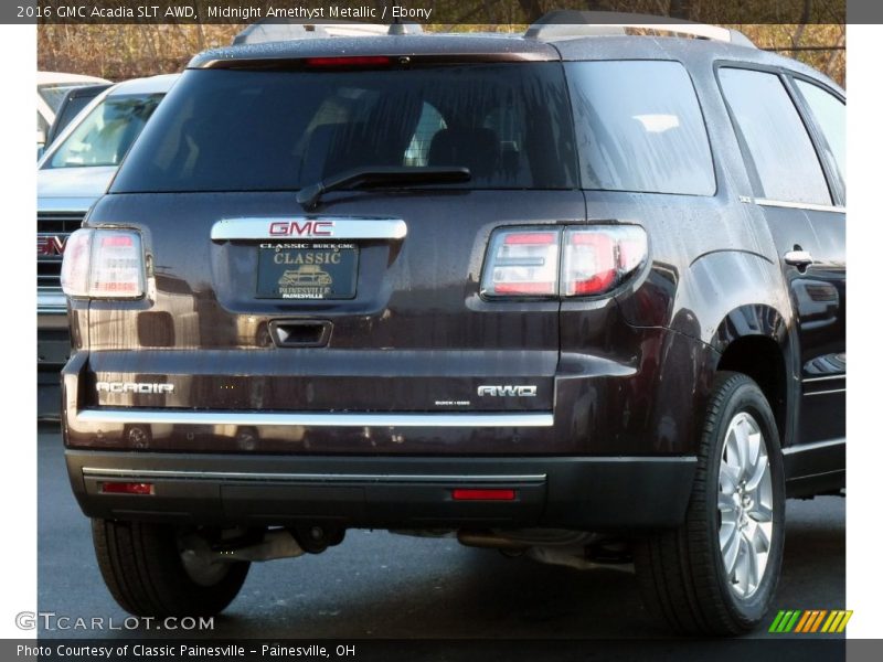 Midnight Amethyst Metallic / Ebony 2016 GMC Acadia SLT AWD