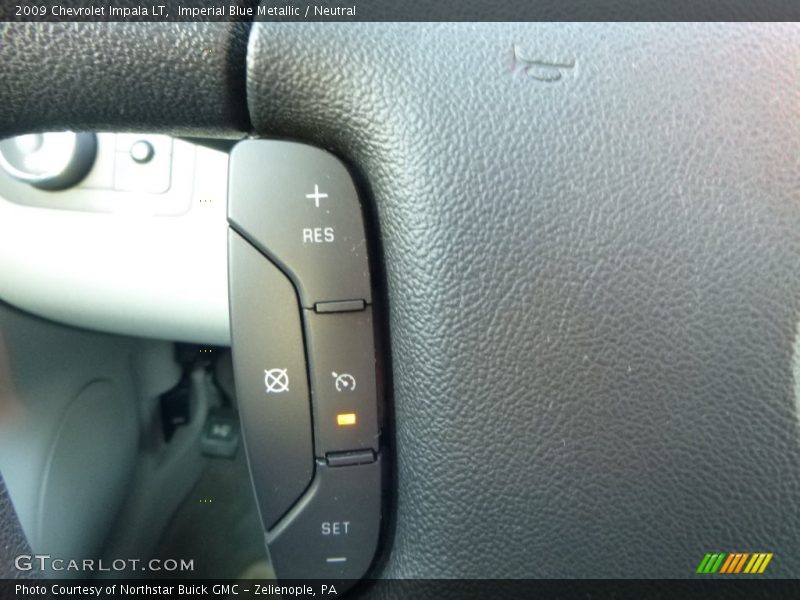 Imperial Blue Metallic / Neutral 2009 Chevrolet Impala LT