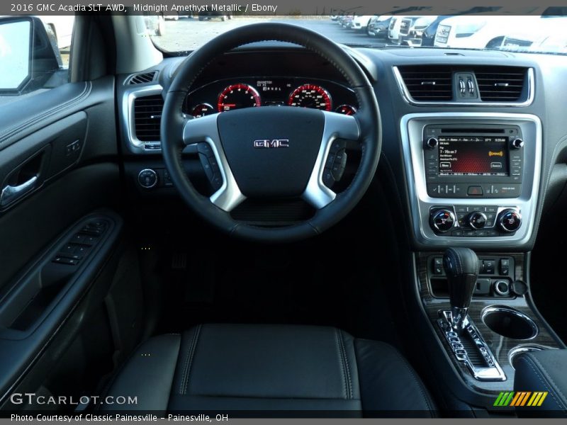Midnight Amethyst Metallic / Ebony 2016 GMC Acadia SLT AWD