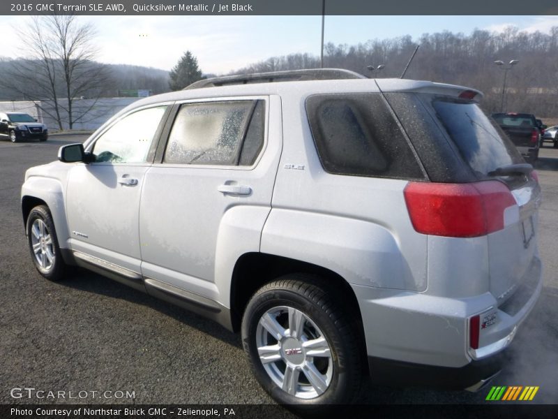 Quicksilver Metallic / Jet Black 2016 GMC Terrain SLE AWD
