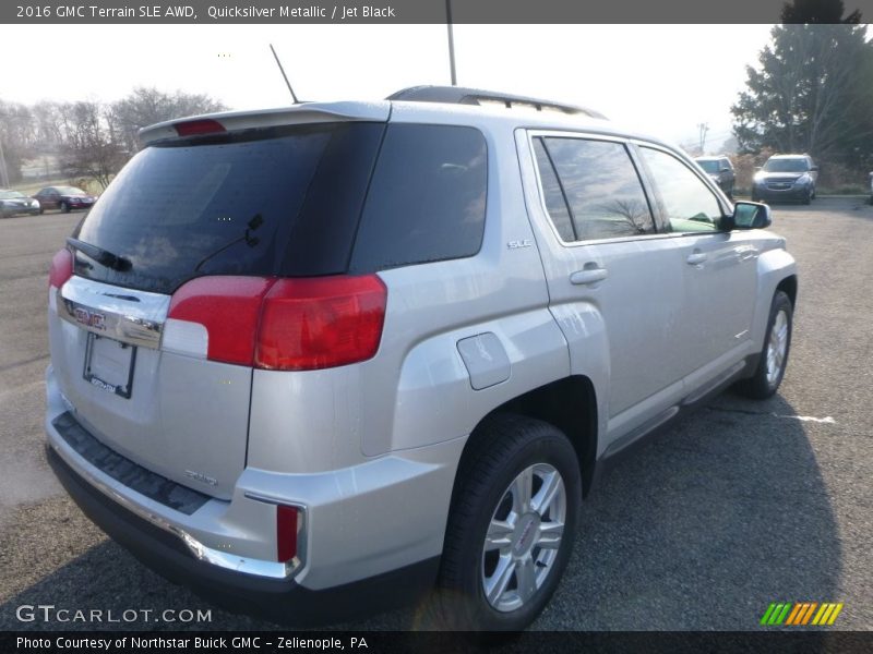 Quicksilver Metallic / Jet Black 2016 GMC Terrain SLE AWD