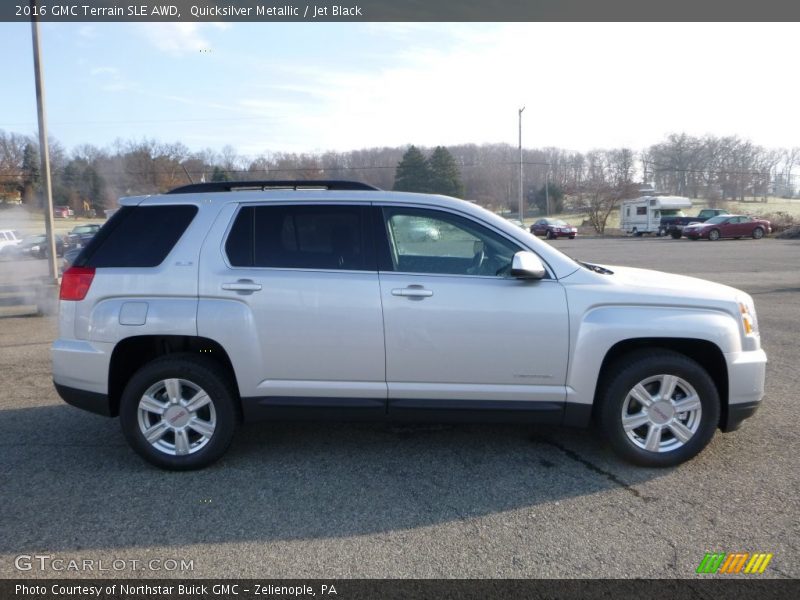 Quicksilver Metallic / Jet Black 2016 GMC Terrain SLE AWD