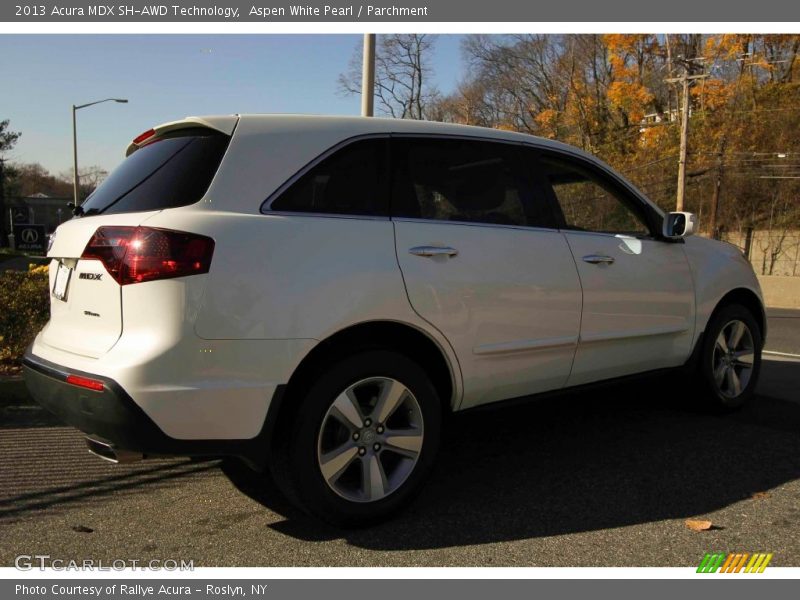 Aspen White Pearl / Parchment 2013 Acura MDX SH-AWD Technology