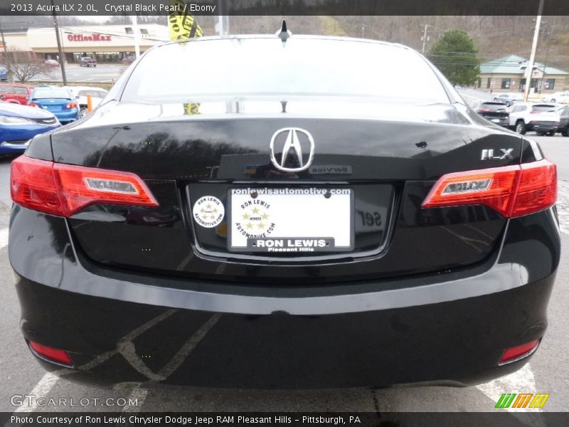 Crystal Black Pearl / Ebony 2013 Acura ILX 2.0L