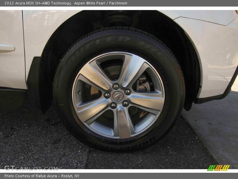 Aspen White Pearl / Parchment 2013 Acura MDX SH-AWD Technology