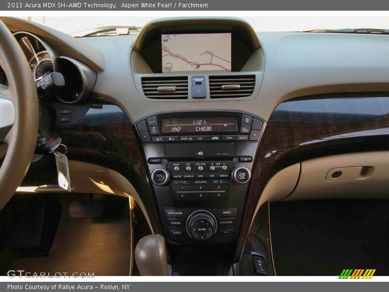 Aspen White Pearl / Parchment 2013 Acura MDX SH-AWD Technology