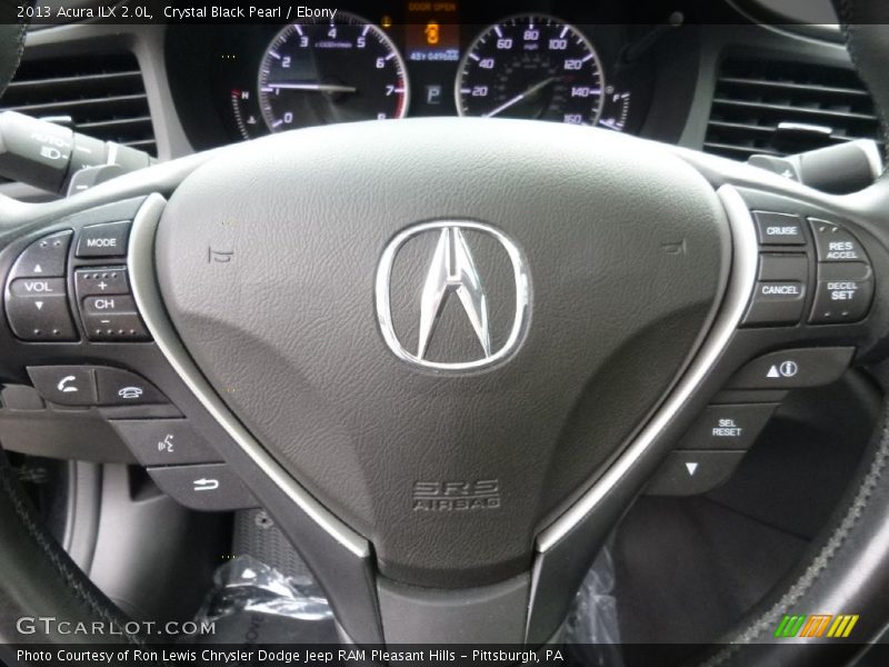 Crystal Black Pearl / Ebony 2013 Acura ILX 2.0L