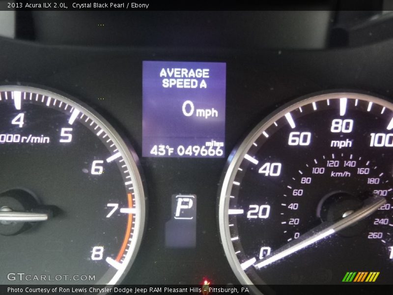 Crystal Black Pearl / Ebony 2013 Acura ILX 2.0L