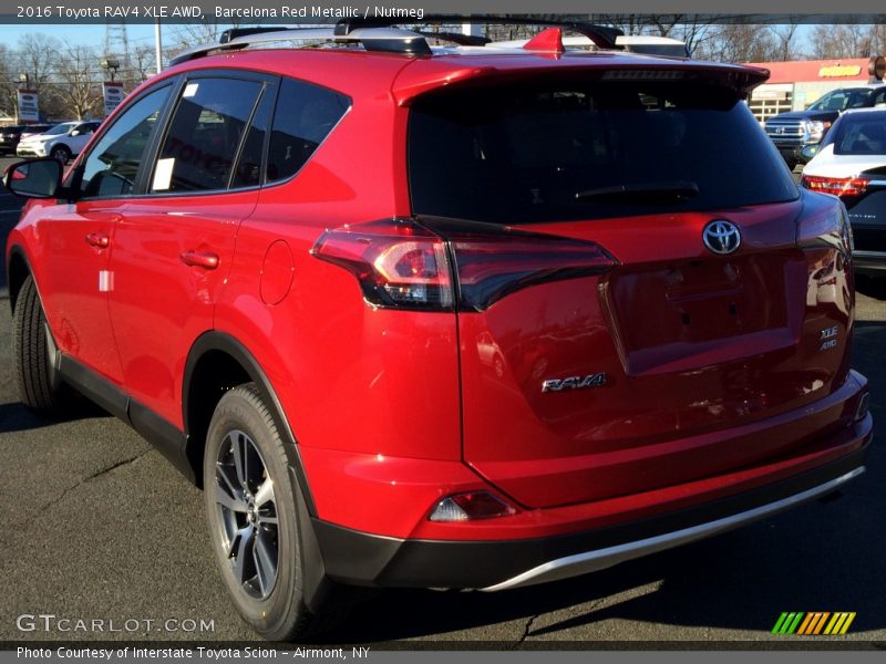 Barcelona Red Metallic / Nutmeg 2016 Toyota RAV4 XLE AWD