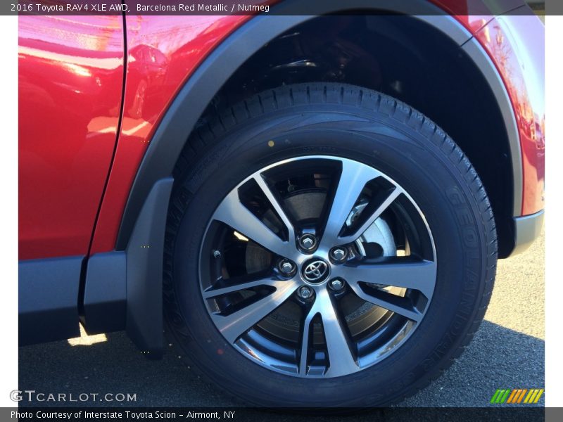 Barcelona Red Metallic / Nutmeg 2016 Toyota RAV4 XLE AWD