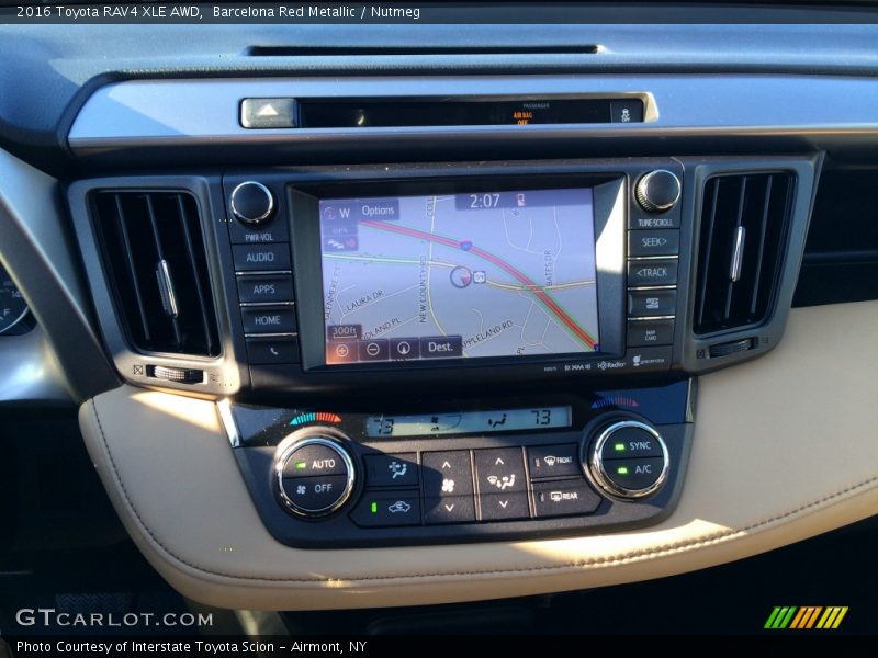 Barcelona Red Metallic / Nutmeg 2016 Toyota RAV4 XLE AWD