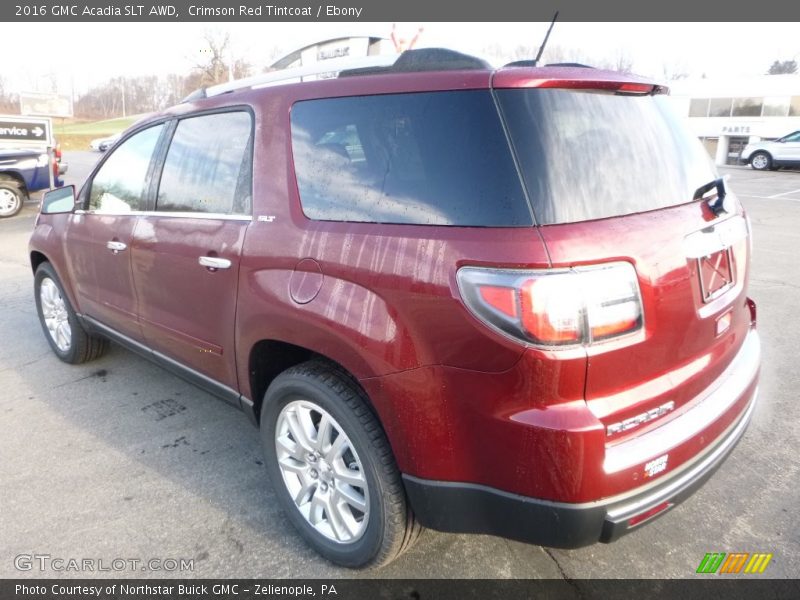 Crimson Red Tintcoat / Ebony 2016 GMC Acadia SLT AWD