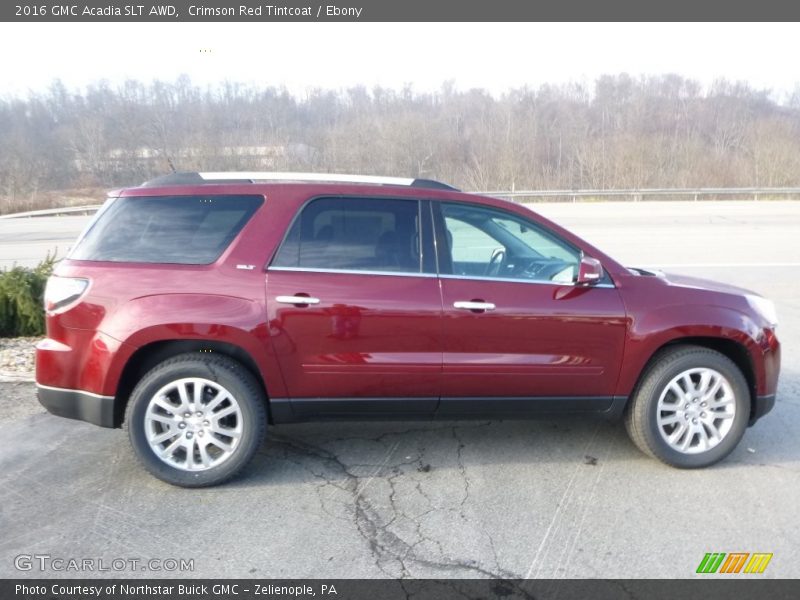 Crimson Red Tintcoat / Ebony 2016 GMC Acadia SLT AWD