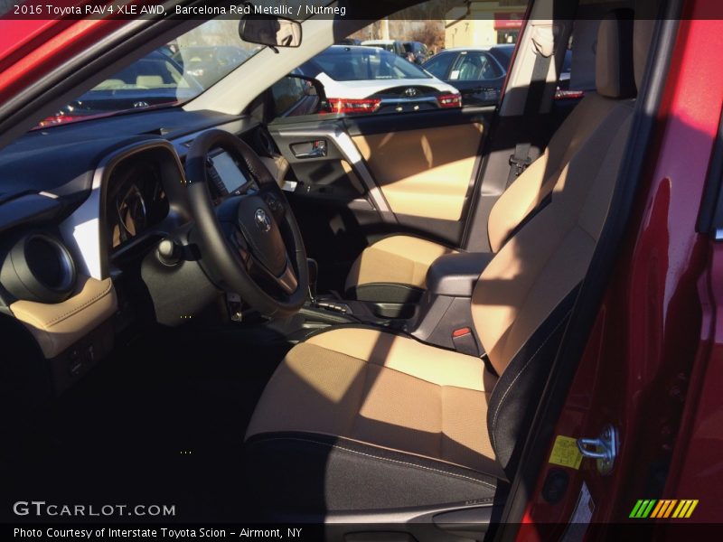Barcelona Red Metallic / Nutmeg 2016 Toyota RAV4 XLE AWD