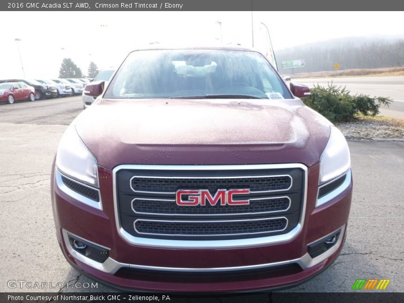Crimson Red Tintcoat / Ebony 2016 GMC Acadia SLT AWD
